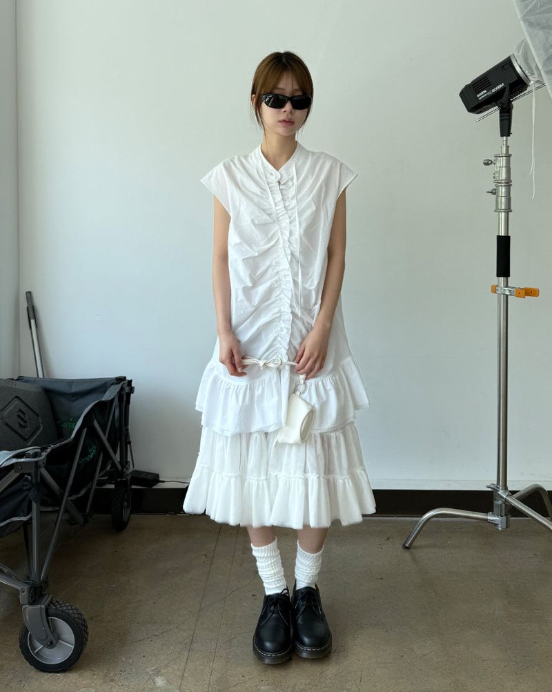 sugar shirring dress