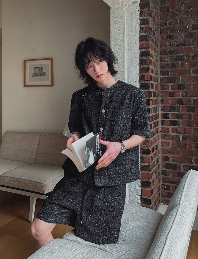Lione Tweed Half Jacket