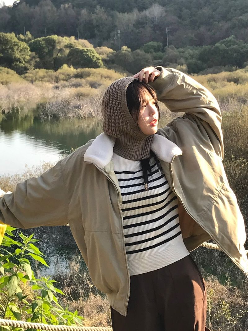 Mond overfit collar jumper