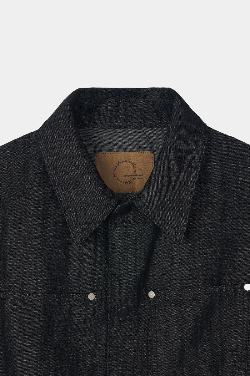 Linen Engineered Jacket (Black)