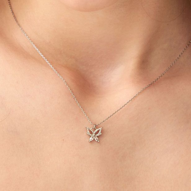 Shinning Butterfly Necklace