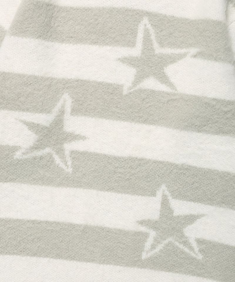 BRUSHED STAR KNIT SWEATER IVORY(CV2FFUK600A)