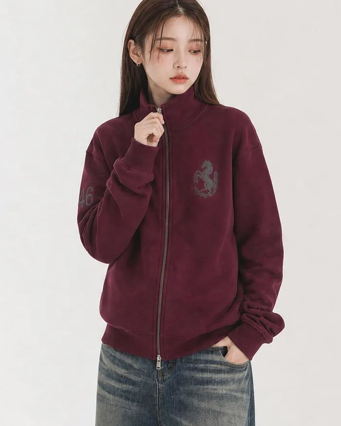 KIXI（キッシー）の「(UNISEX) 46 ホース ジャージー ジップアップ（ジャケット/アウター）」