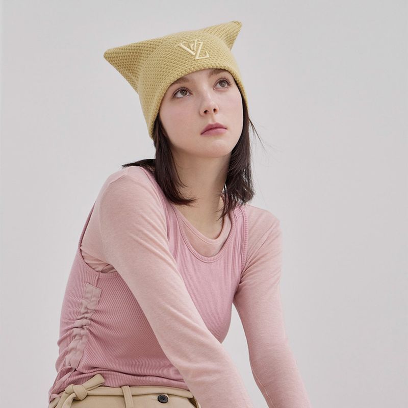 VZ Square Beanie / Beige