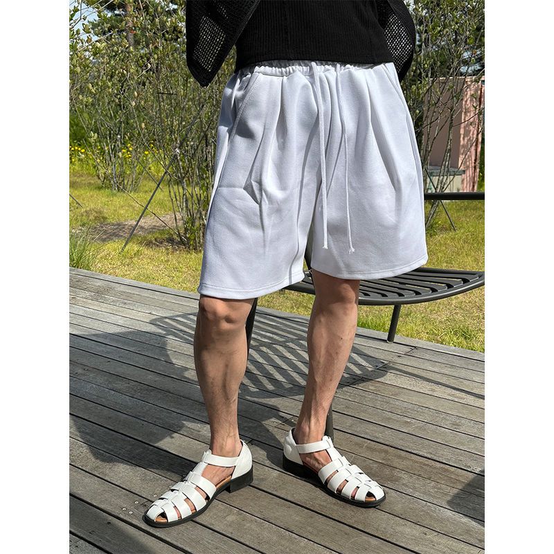LAURANT（ロラン）の「[PREMIUM] Essential pin tuck half pants (4color)（Pants）」