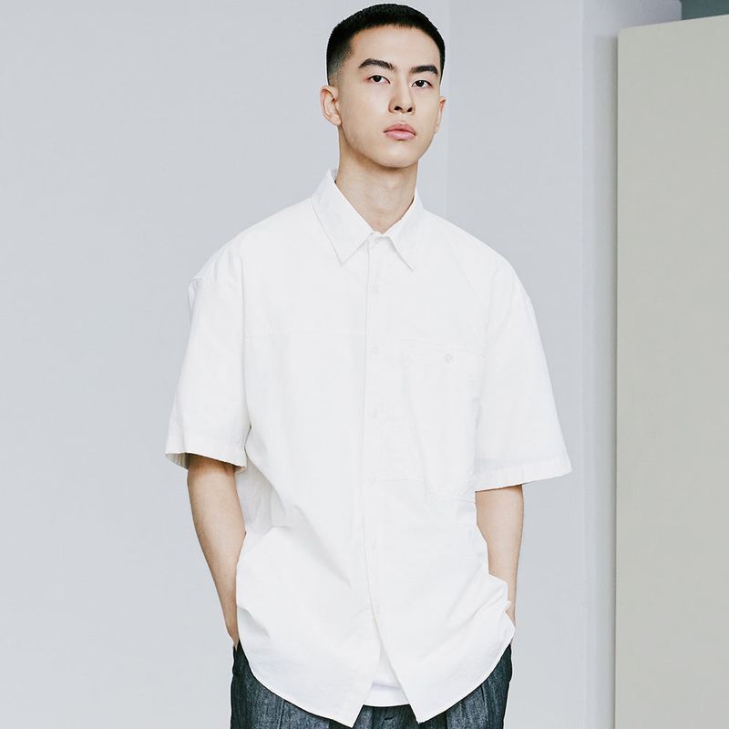 NYLON LAUNDRY SHIRT WHITE