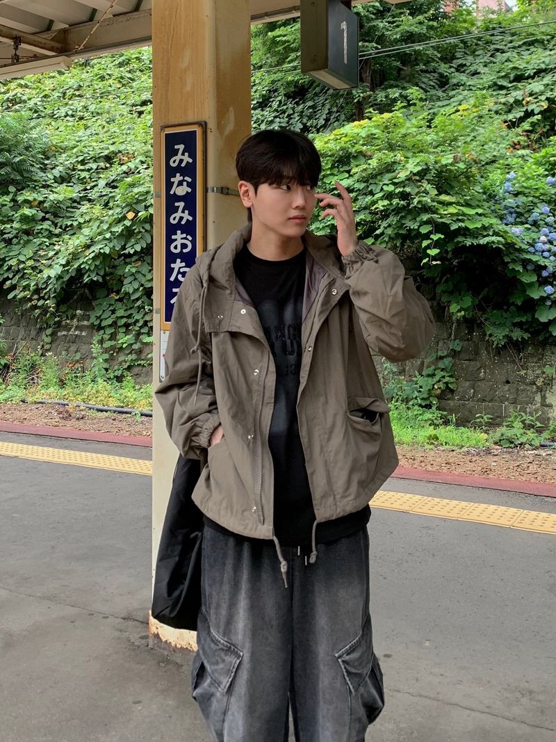 Kaz Balloon hood Utility Jacket