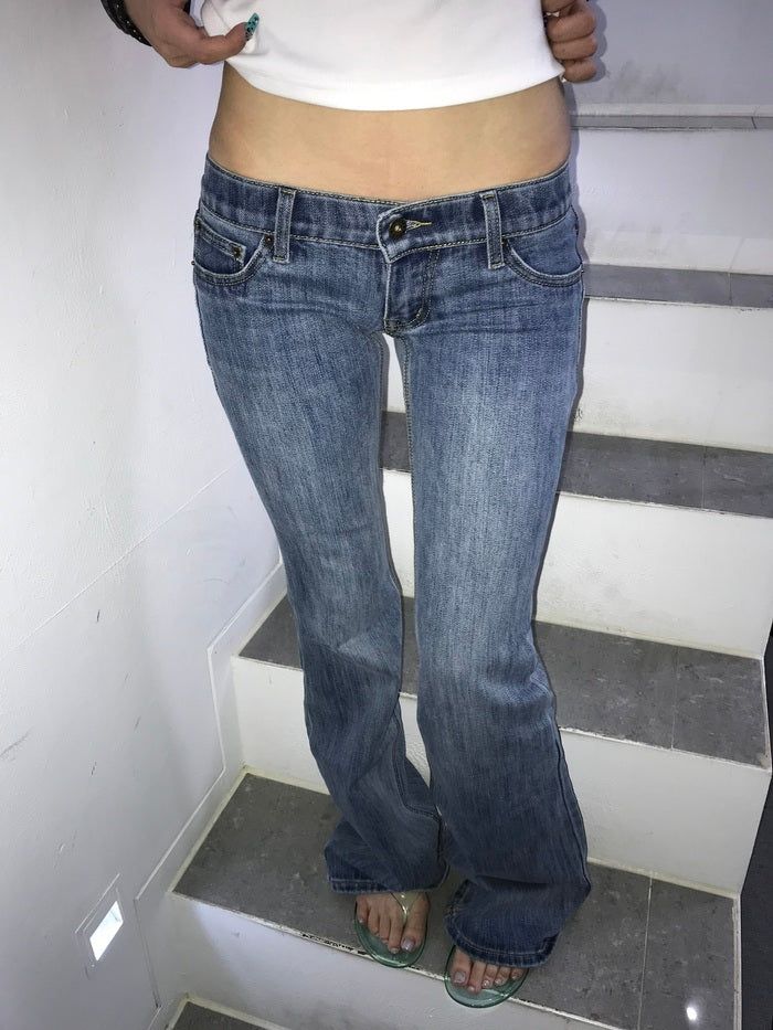 2000s Iconic Low-Rise Bootcut Pants