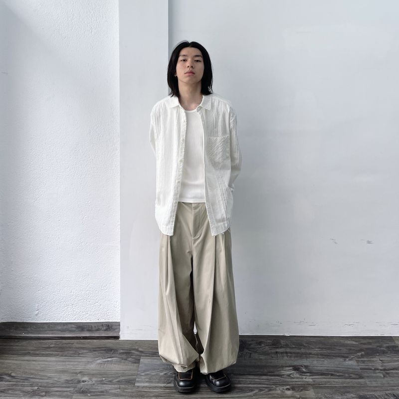 Frayed Textured Shirt