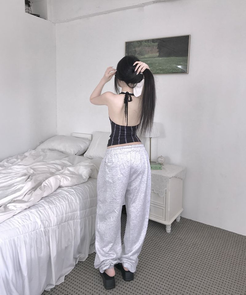 lace club jersey top (2colors)