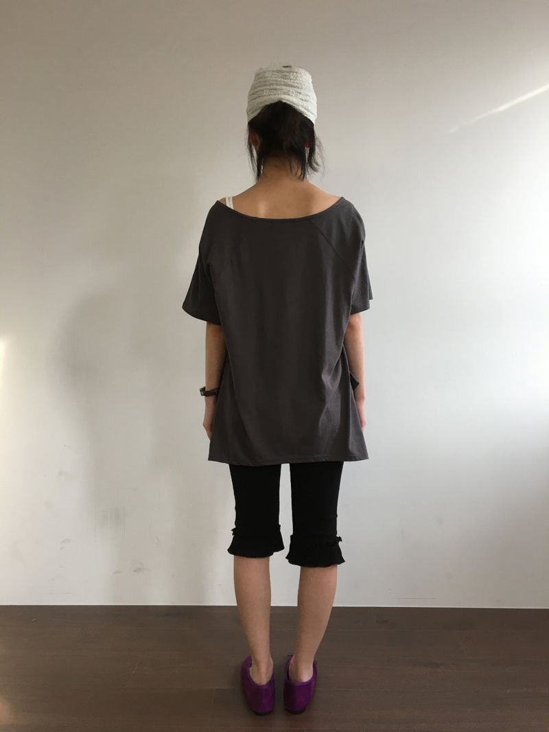 Segno frill capri pants (2color)