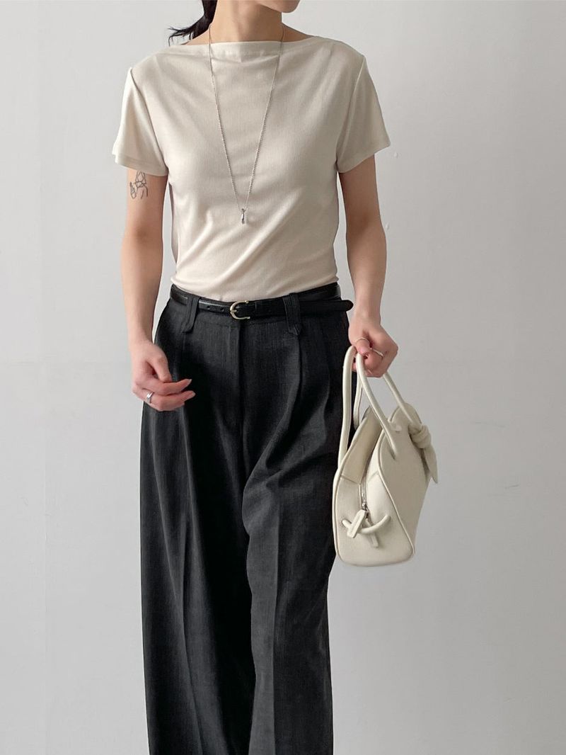 Florence Two Tuck Wide Slacks