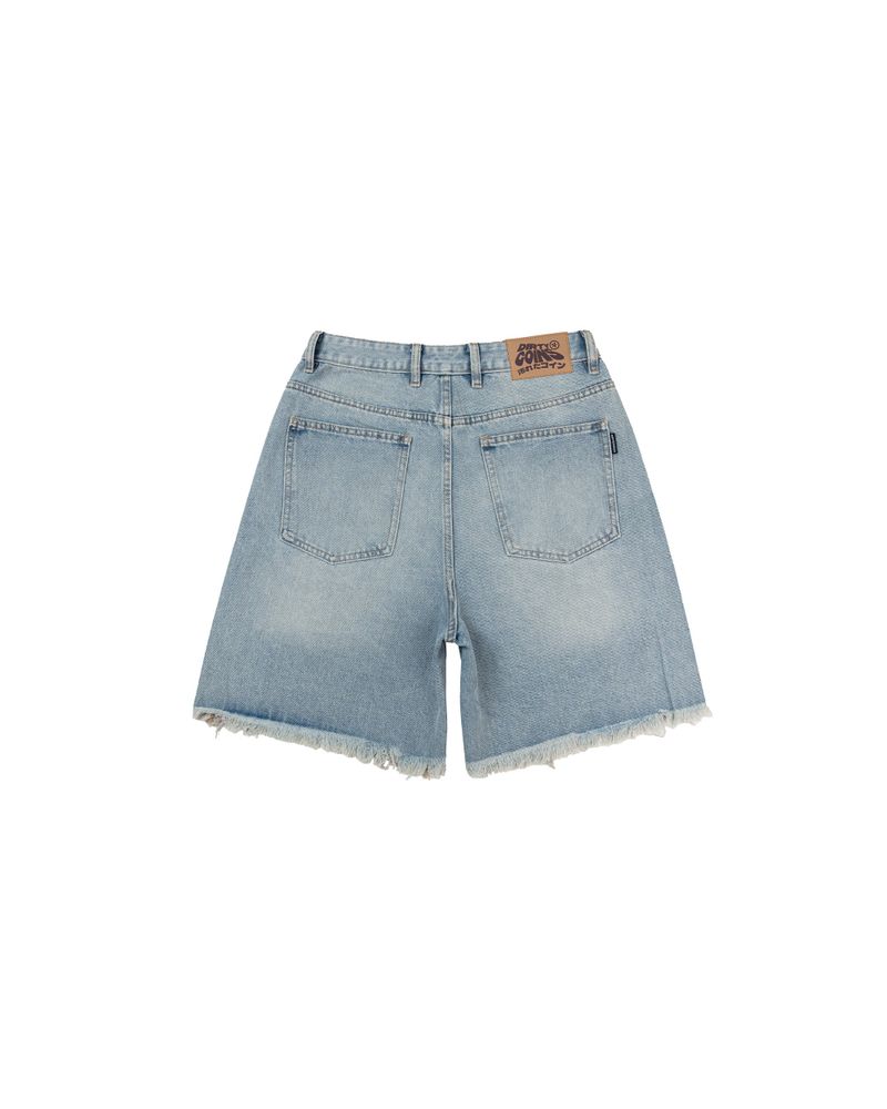 Denim Shorts Studs - Blue Wash
