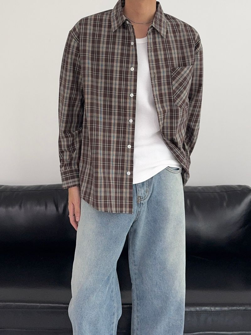 SP Check Standard Cotton Shirt (3C)