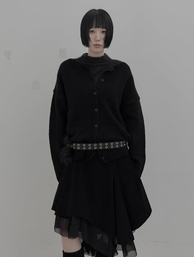 mnem（ムネム）の「S Basic Knit Cardigan（Tops）」