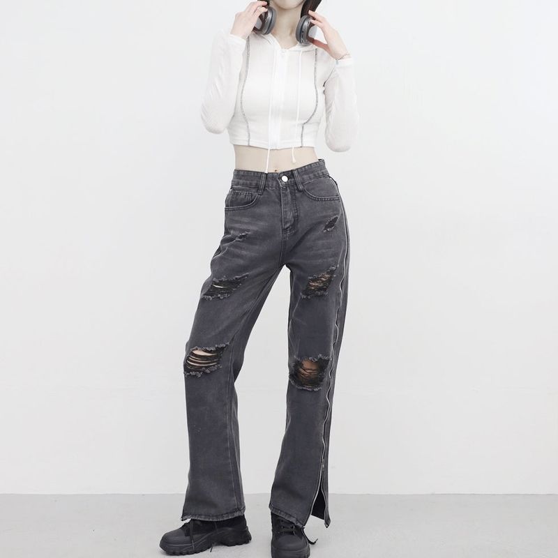 Ned Buckle Suede Middle Boots
