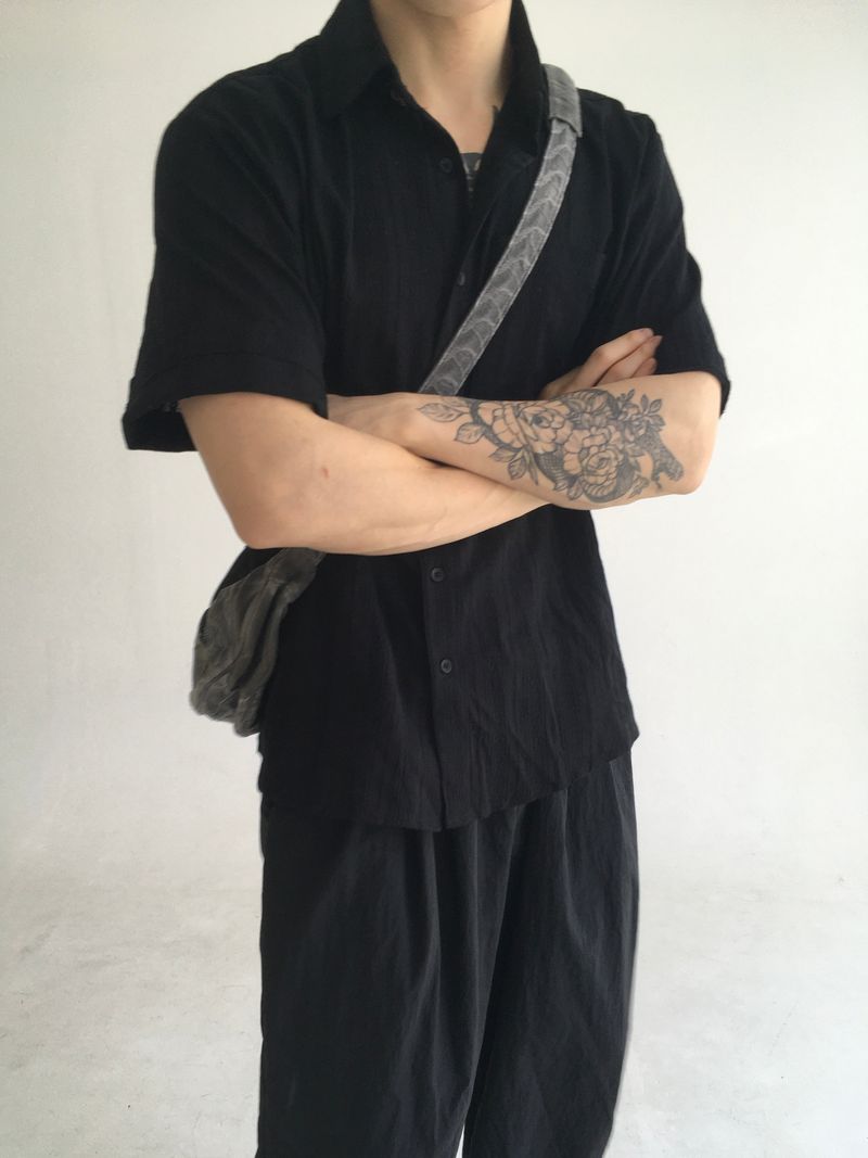 det short sleeve shirt(2colors)