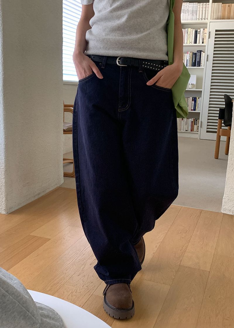 NONFADE STITCH WIDE DENIM (S-L)