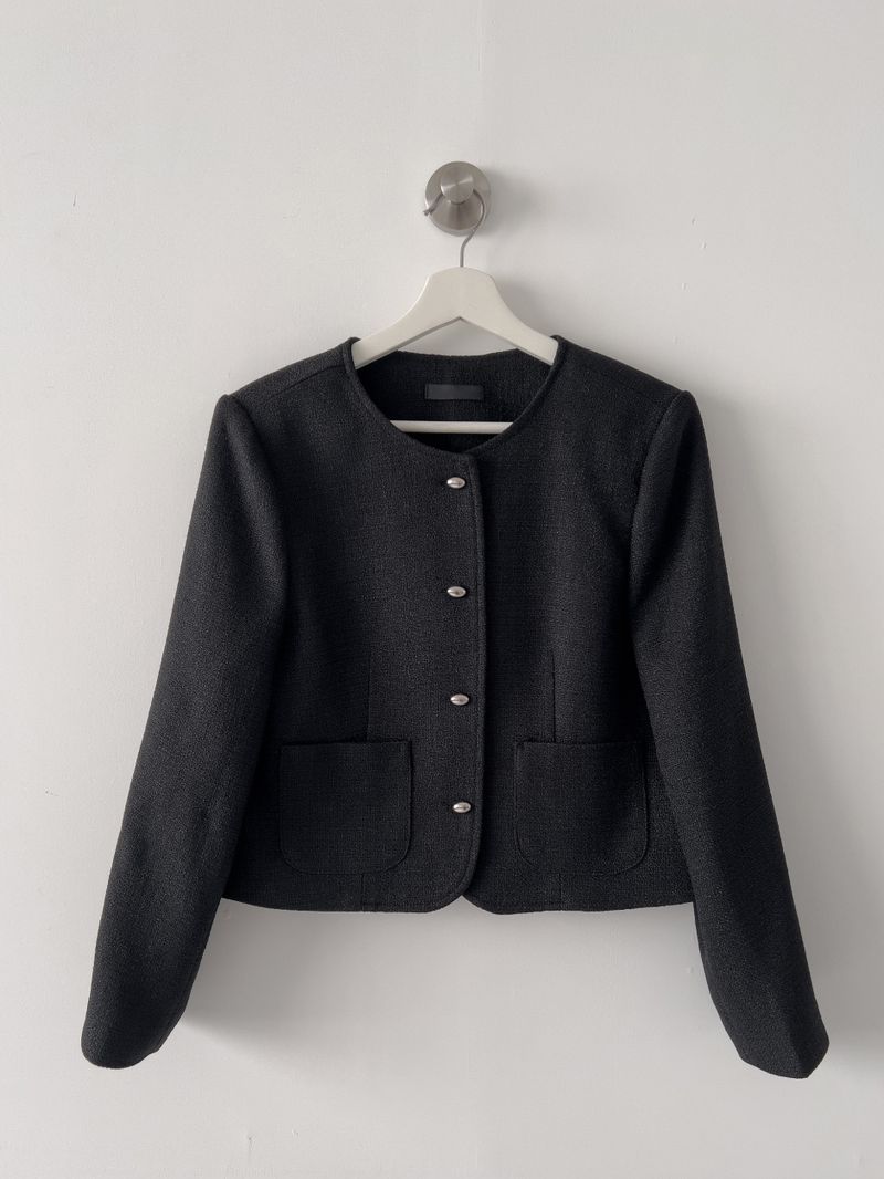 [Long Sleeve Version] Bebe Tweed Short Jacket
