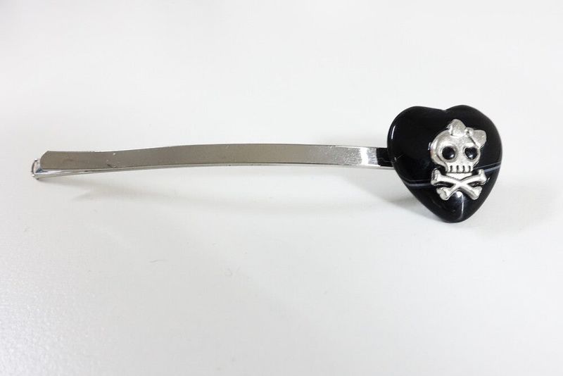 LOVE Skull_hair pin