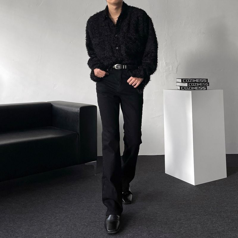 CR Adele Mohair Cropped Shirt (2 colors)