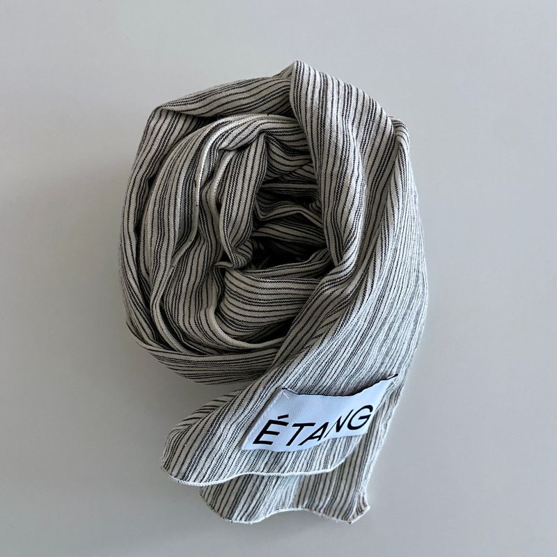 [MADE] Étang Scarf | Black