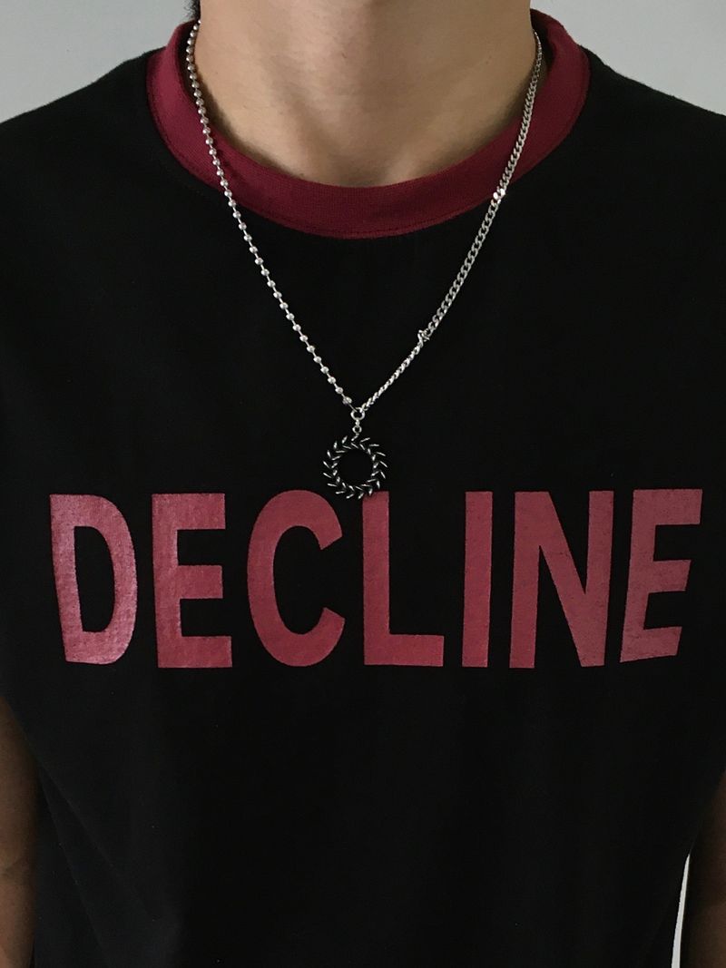 Circle Chain Necklace (Silver)