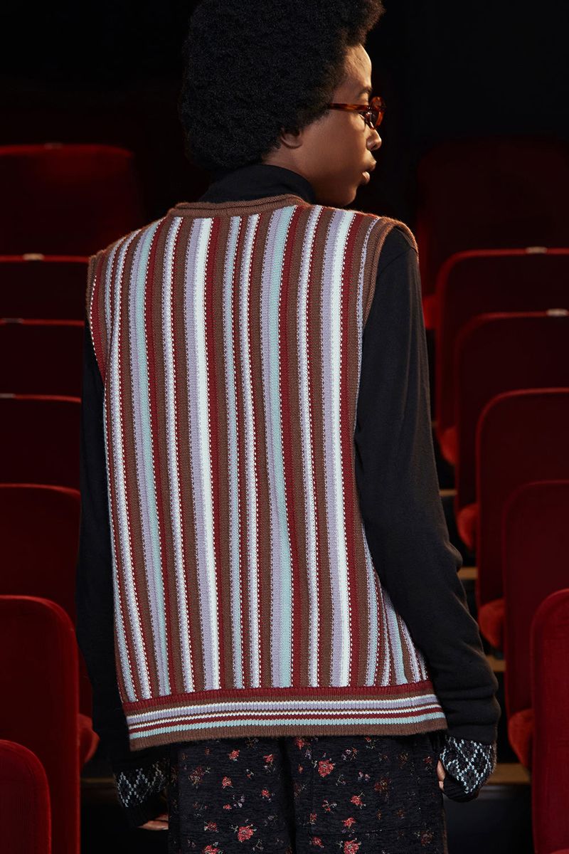 ARGYLE CHECK HANDWARMER / BLACK