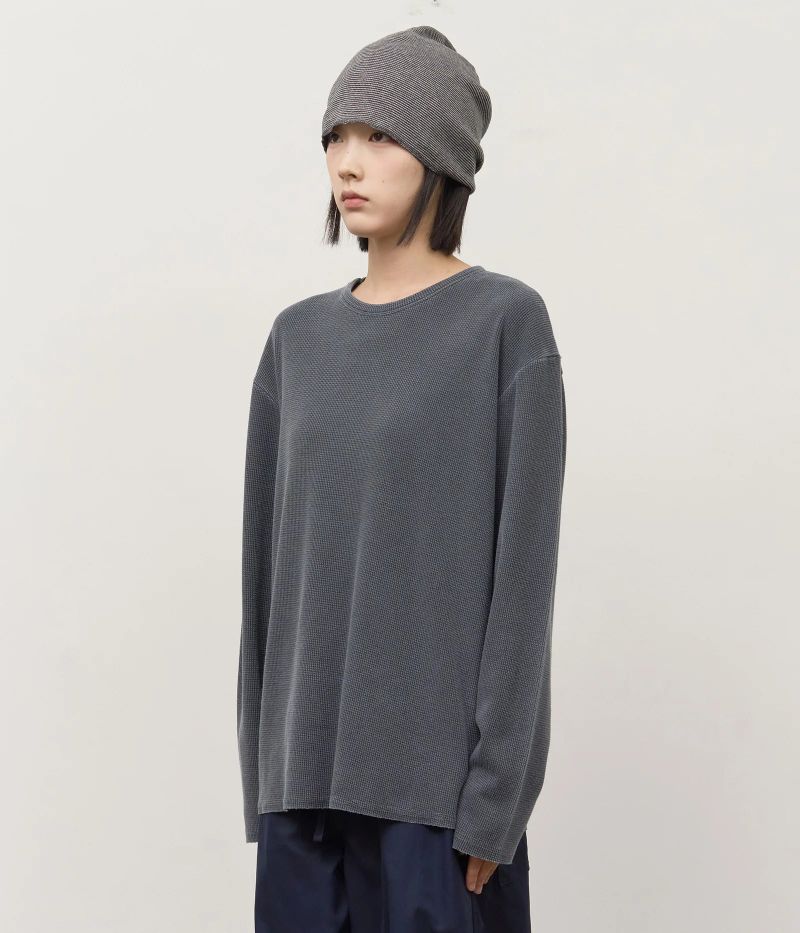 HIFIFNK(ハイファイファンク)の「Gell Pigment Waffled Longsleeve(Tops)」