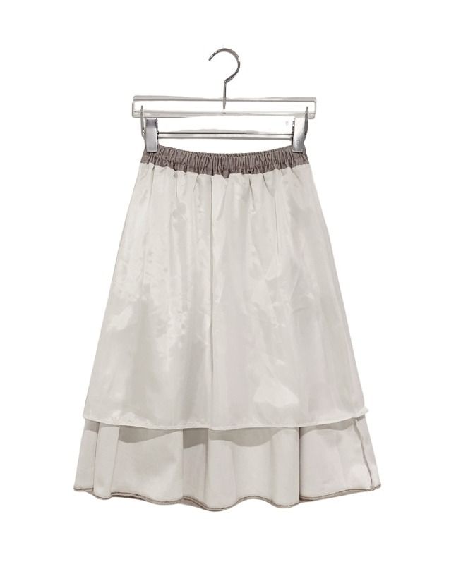 Orla Flower Corduroy Banding Midi Skirt