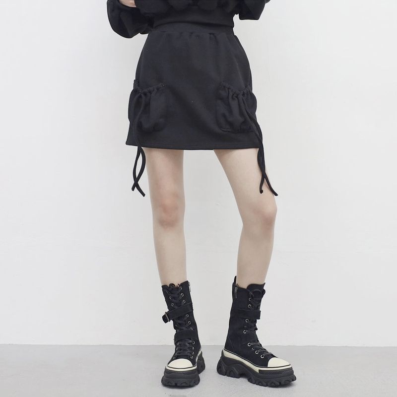 Sola Buckle Suede Middle Boots