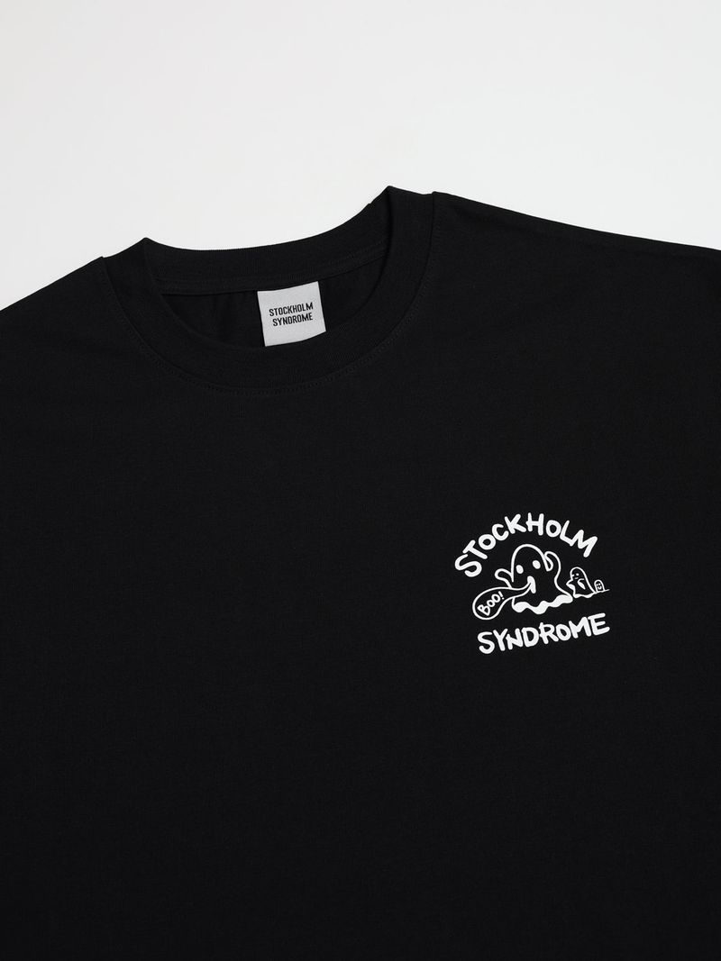 ゴーストTシャツ - ブラック
