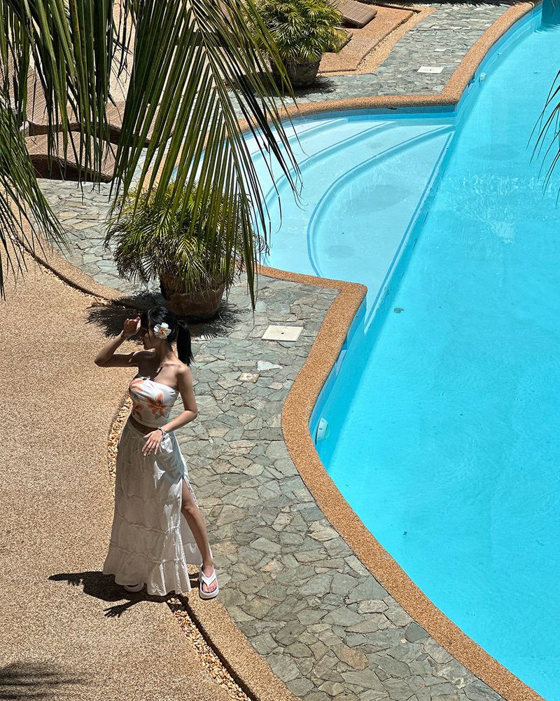 Open maxi lace cancan long skirt