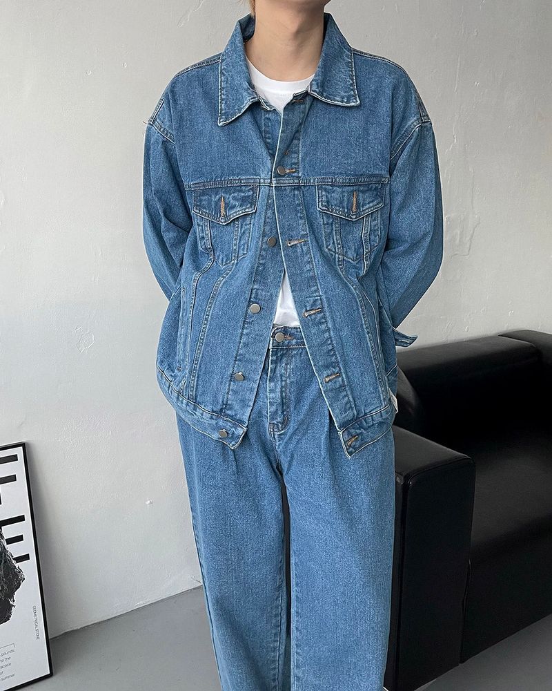No. 57 Washing denim jacket (4 colors)