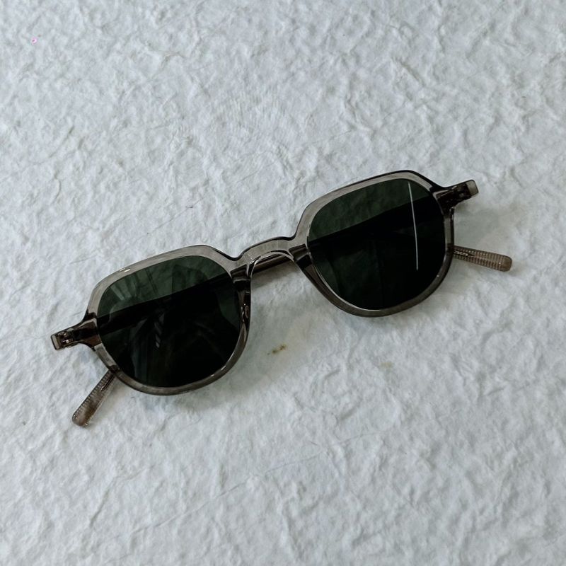Angular Round Sunglasses