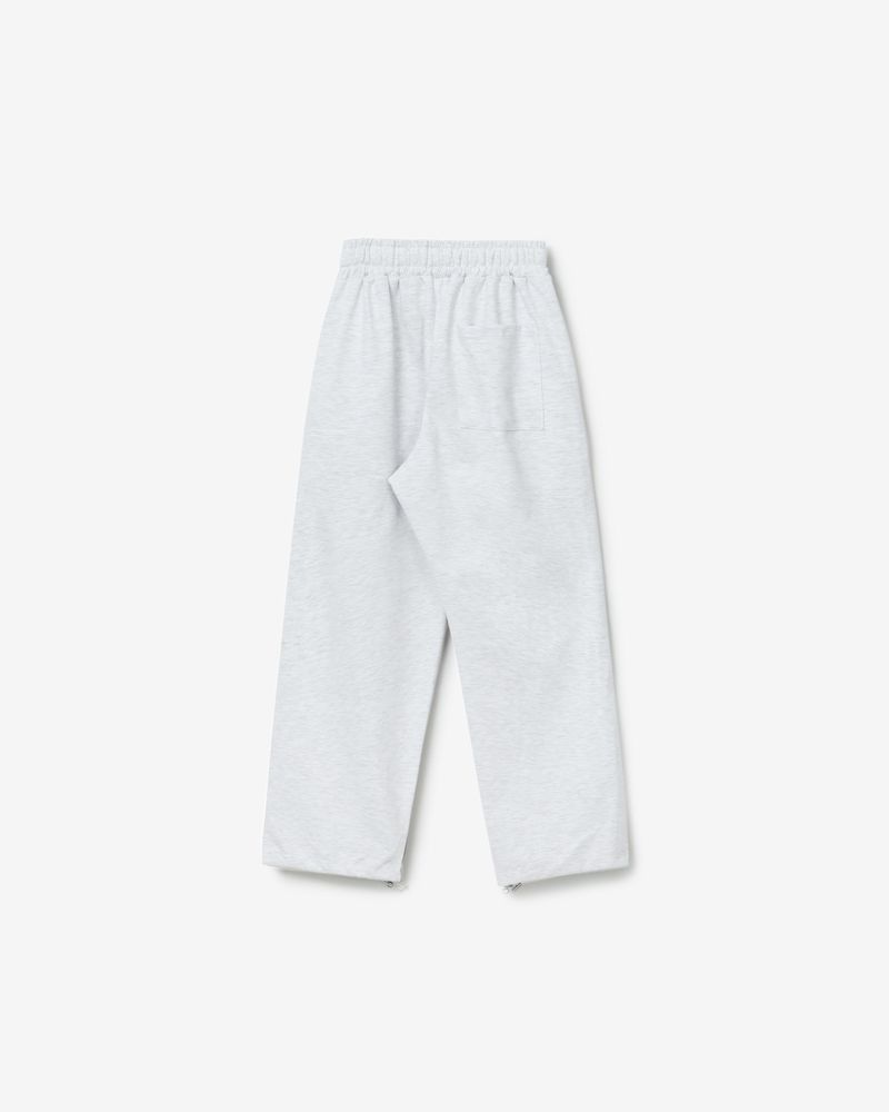 Calico set-up pants [ white melange ]