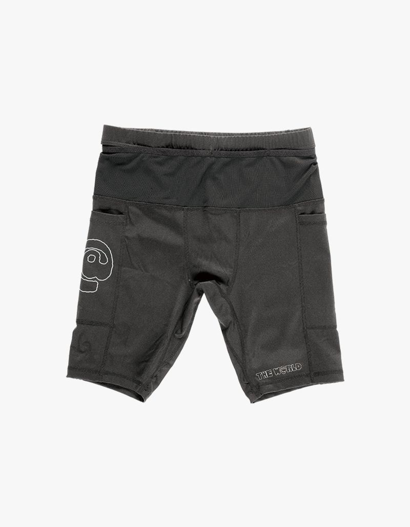 thewarld（ザワールド）の「AT SYMBOL HALF TIGHTS BLACK（Pants）」