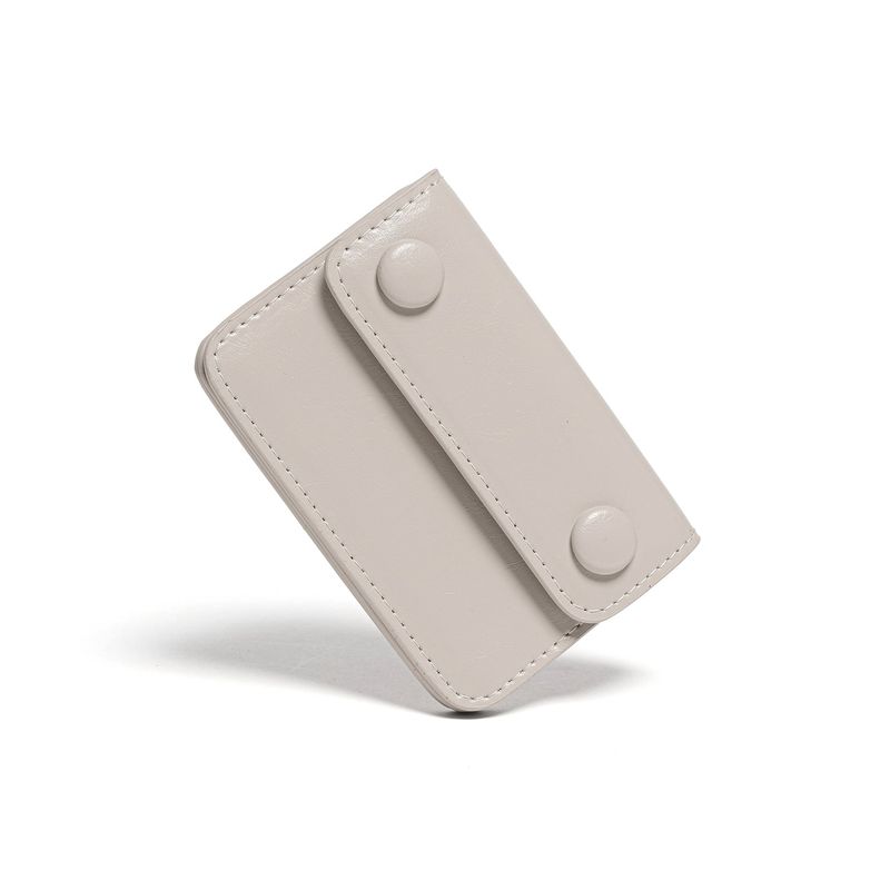 LE MASQUE(ルマスク)の「DOT Accordion Coin & Card Wallets warm gray(Smartphone Accessories)」