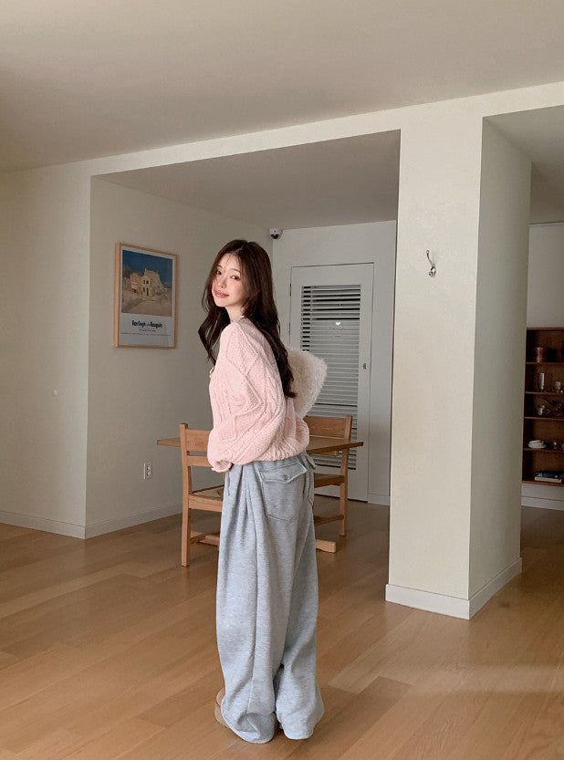 LN Cable Wave Loose Fit Knit (4color)