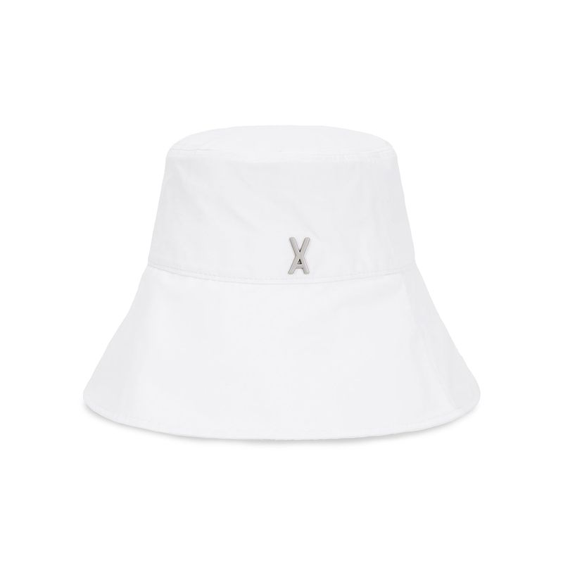VA Stud Solar Shield Bucket Hat / White