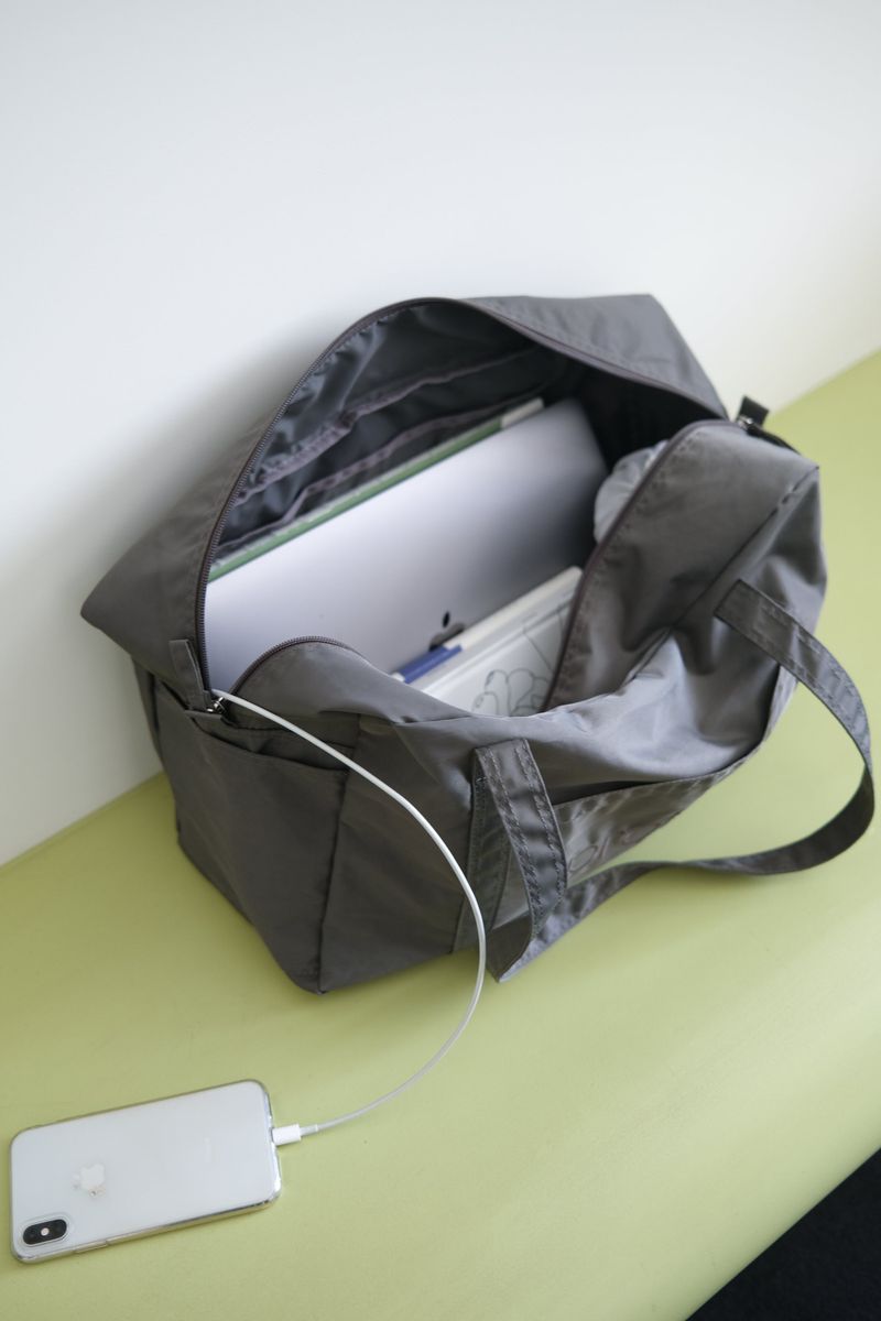 standard duffle bag (deep grey)