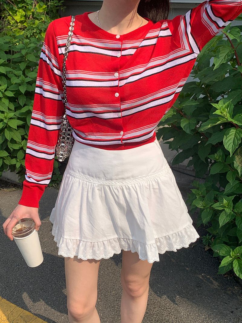 [MADE] Versi lace frill mini skirt