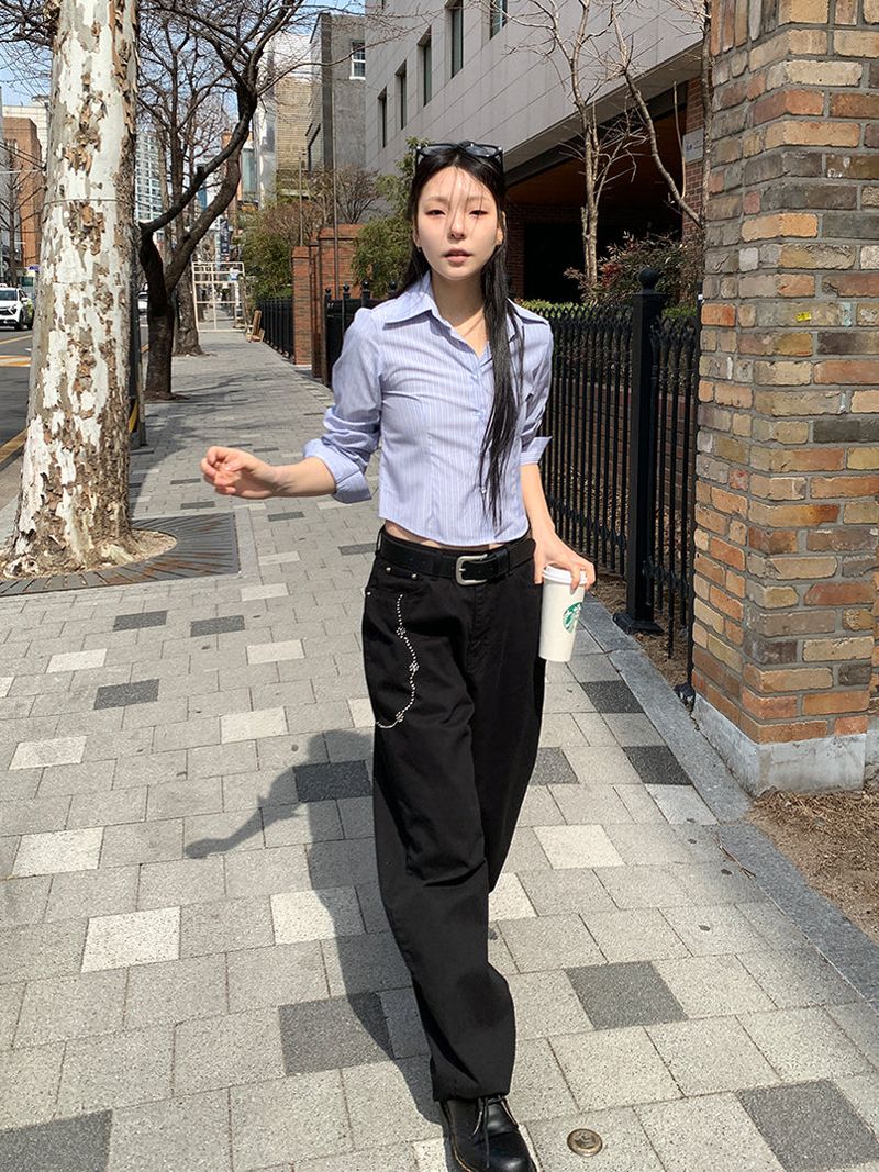 CHAINPIECE BALLOON PANTS