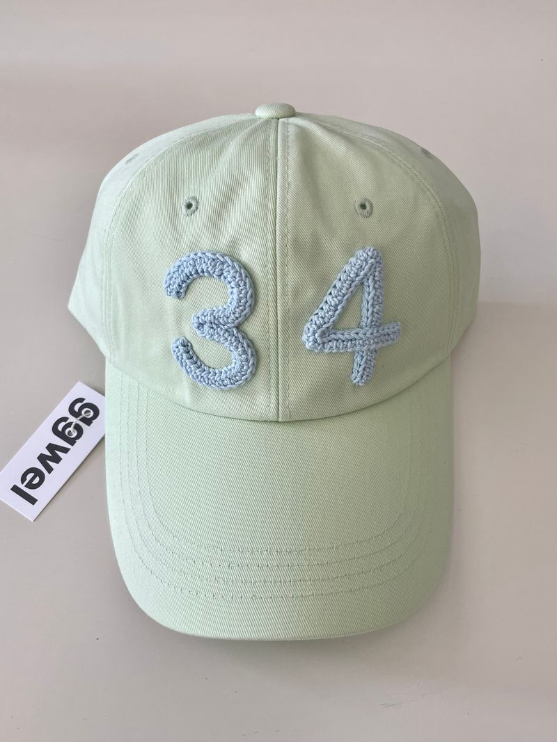 CUSTOM INITIAL CROCHET CAP