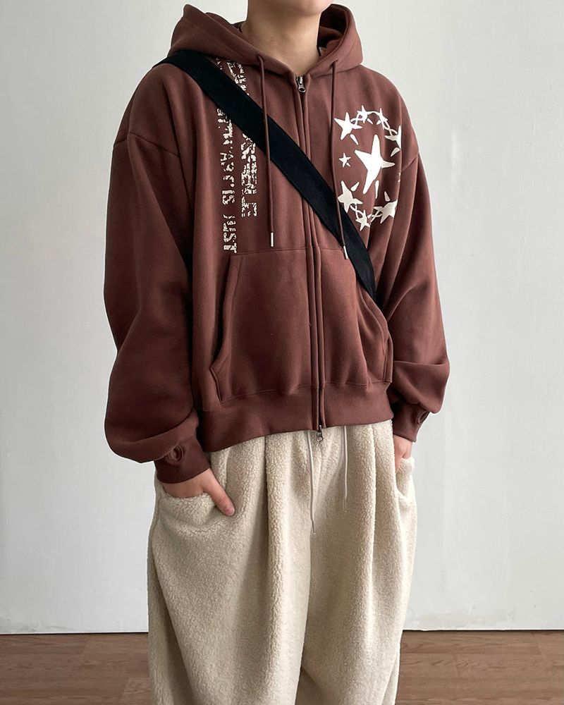 Scope Cropped Fleece Hoodie Zip-up