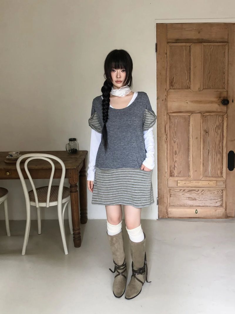 WONDER WONDER（ワンダーワンダー）の「ケンドポケットミニドレス（ワンピース/ドレス）」