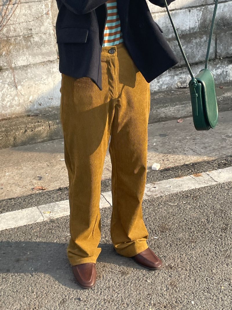 Teddy corduroy pants