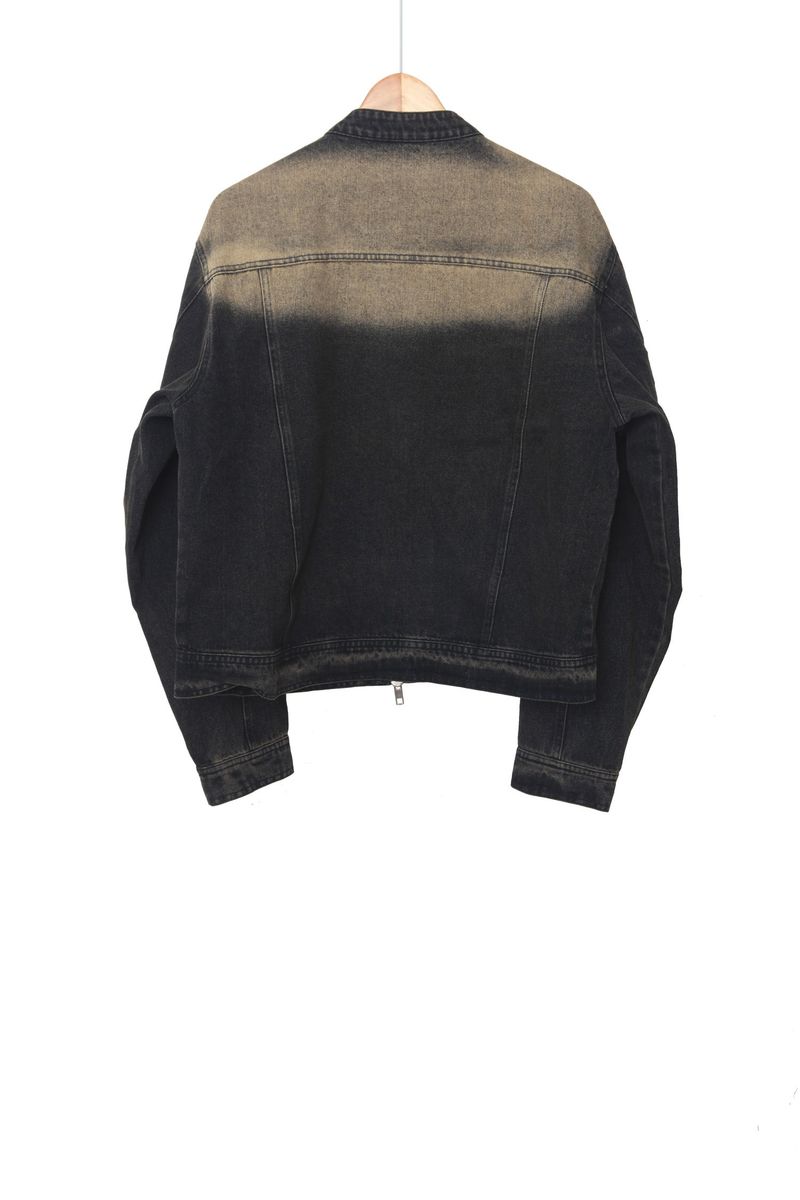 Gradation denim jacket