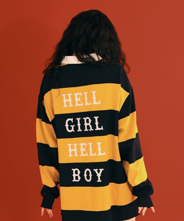 CLUT STUDIO(クラットスタジオ)の「0 1 hell boy rugby shirt(Tops)」