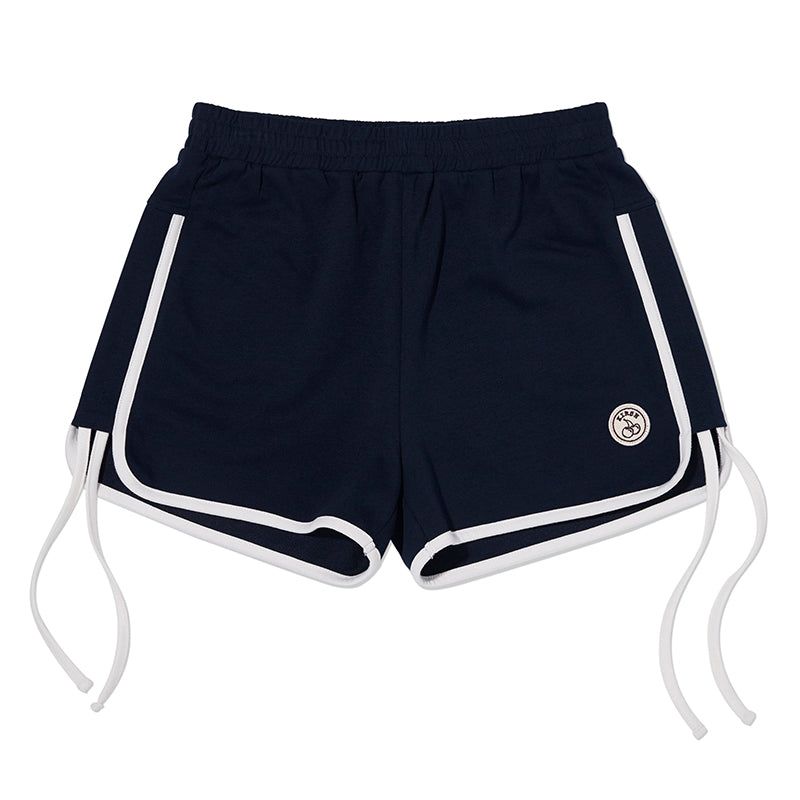 WORDING GRAPHIC DOLPHIN PANTS [NAVY]